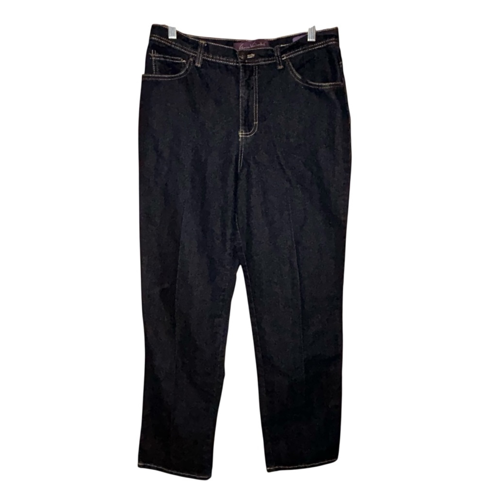 Gloria Vanderbilt Amanda Straight Leg Jeans Size‎ 10 Dark Wash Casual